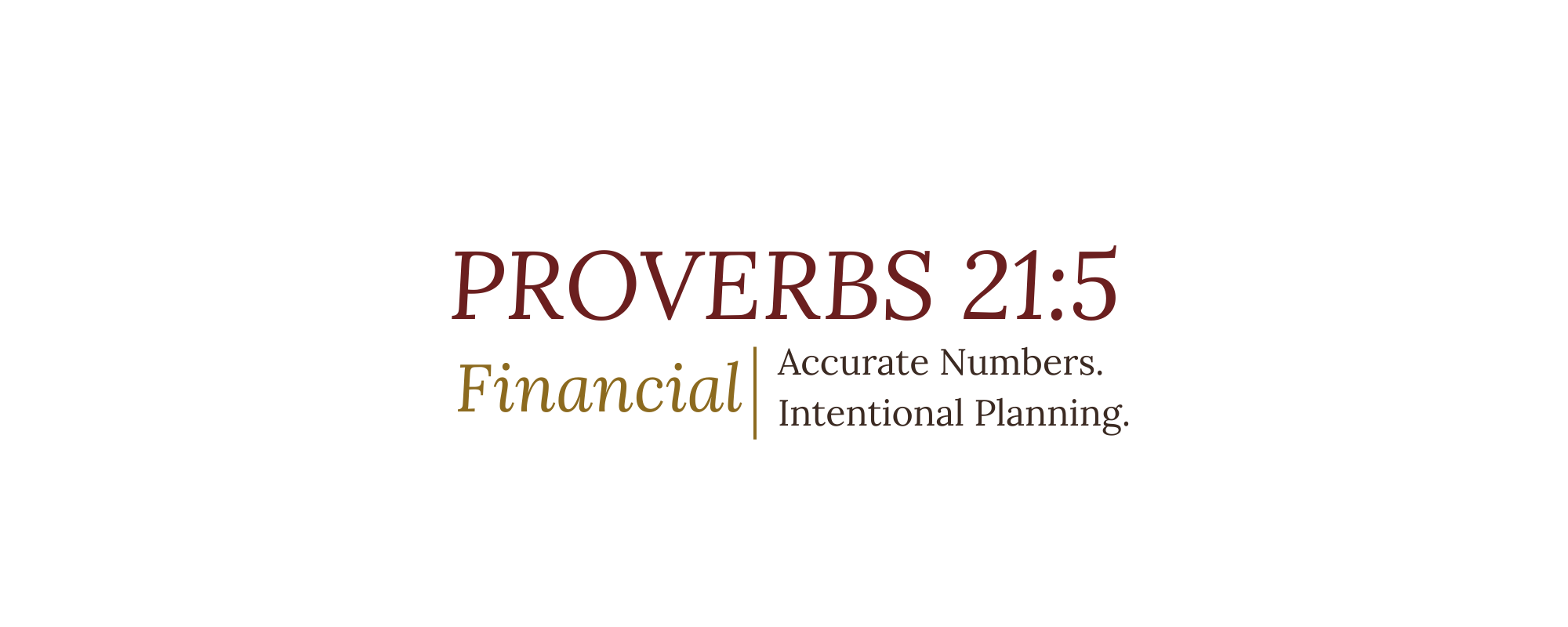 Proverbs 21:5 Financial